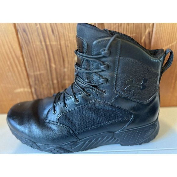 UNDER ARMOUR Mens Stellar Tactical Black Boots 1289001-001 US Size 14 - Picture 8 of 9